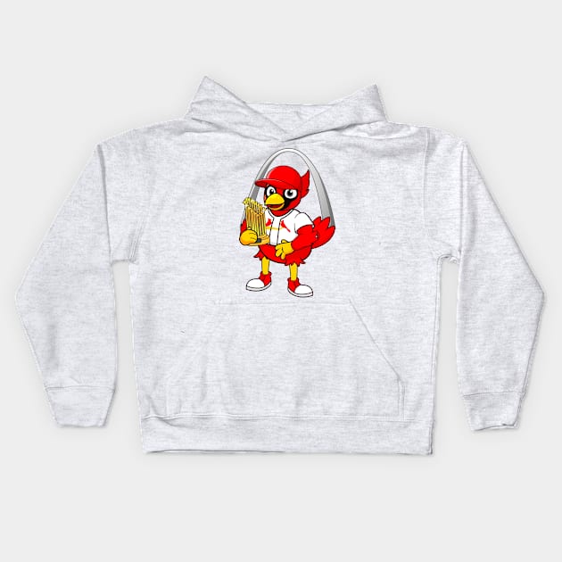 WS Redbird Kids Hoodie by Arch City Tees